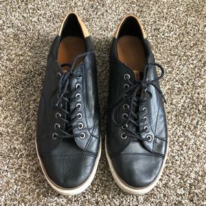 Men’s Black Coach Leather Shoes - Size 11